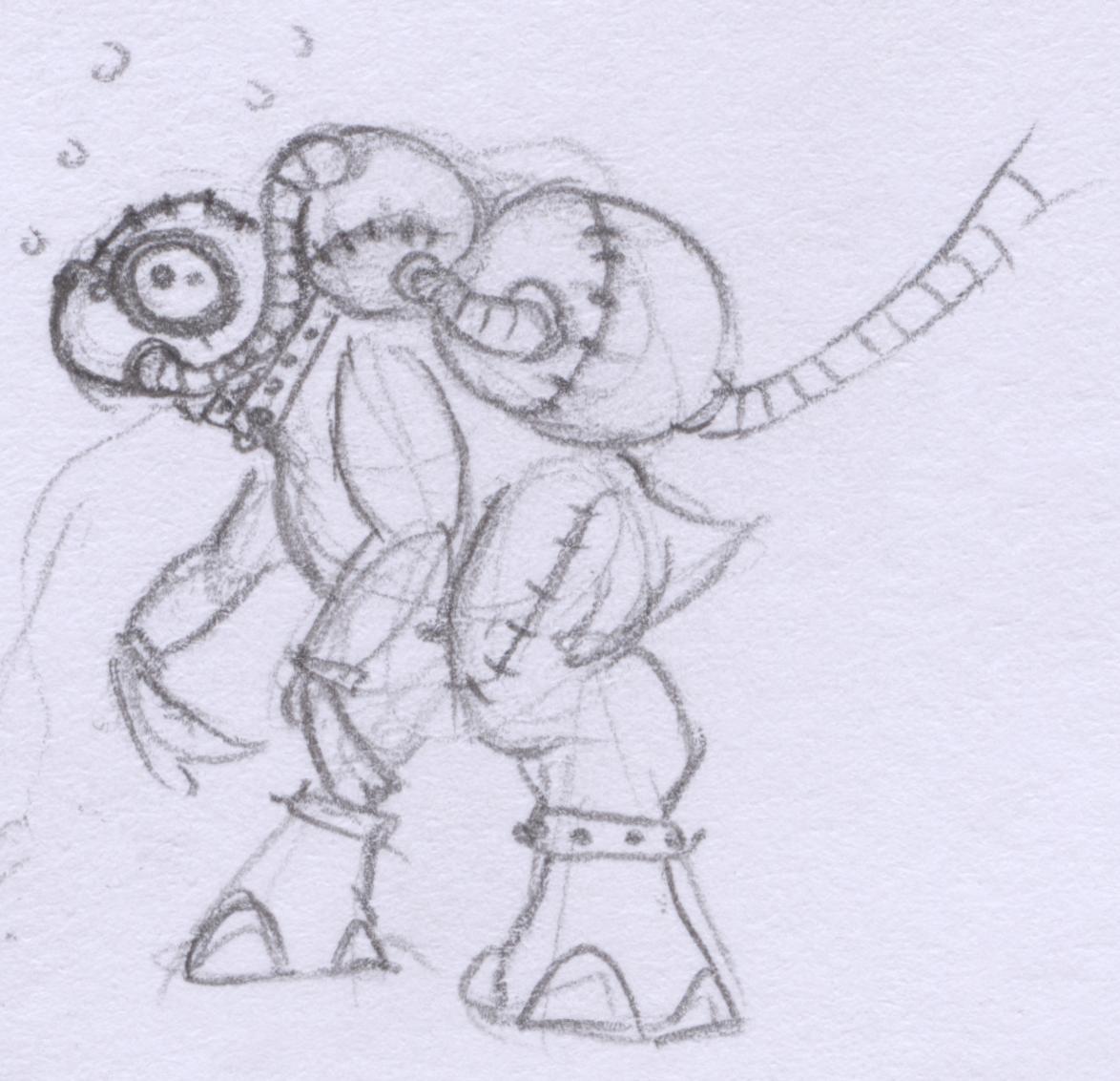 A fubarnii in a diving suit