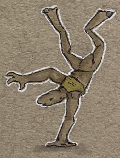An acrobat An acrobat