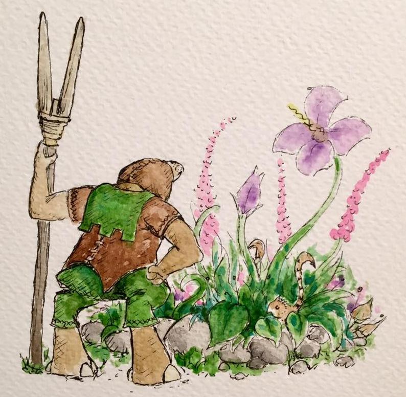 A gardener A gardener
