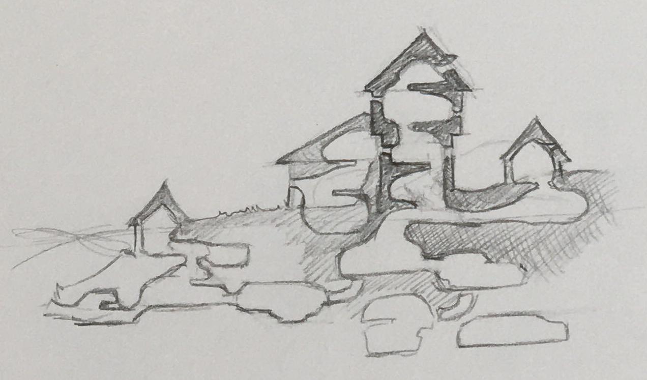 Most of the settlement’s volume is underground Most of the settlement’s volume is underground