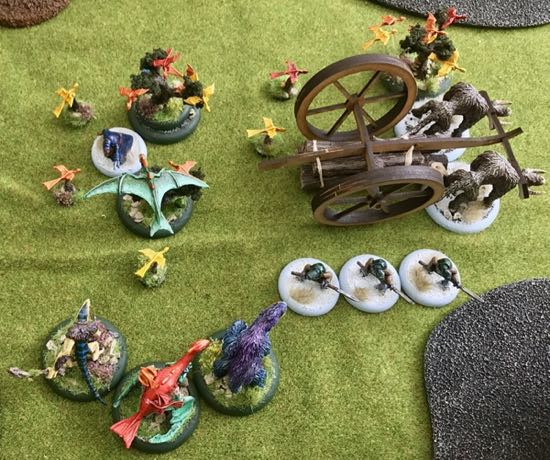 No escape for the NuraKira and the swarm engages the chariot