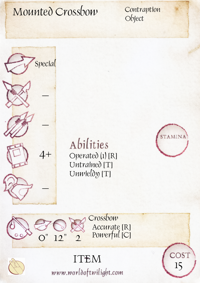 Mounted Crossbow