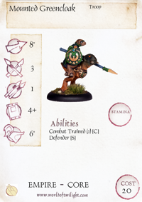 Mounted Greencloak