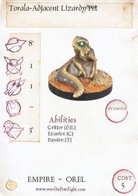 Torala-Adjacent Lizardy Pet