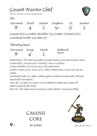 Casanii Warrior Chief