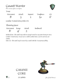 Casanii Warrior