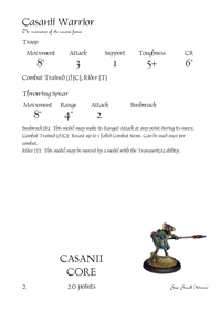 Casanii Warrior