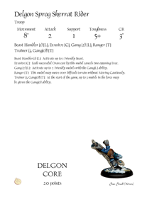 Delgon Sprog Skerrat Rider