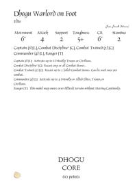 Dhogu Warlord on Foot