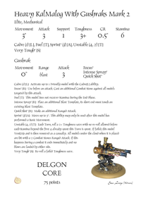 Heavy KalMalog With Gushraks Mark 2