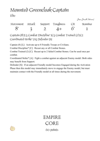 Mounted Greencloak Captain