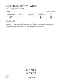 Mounted Standard Bearer