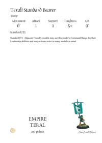 Terali Standard Bearer