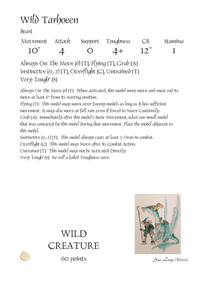 Wild Tarhoeen